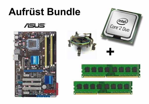 Aufrüst Bundle - ASUS P5QL Pro + Intel E8400 + 8GB RAM #78022