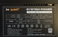 Be Quiet System Power S6 80Plus 700W (BN092) ATX Netzteil...