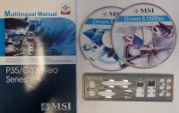 MSI P35 Neo Handbuch - Blende - Treiber CD   #26839