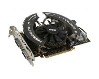 MSI N550GTX-TI Cyclone II GeForce GTX 550 Ti 1 GB GDDR5 PCI-E   #6368