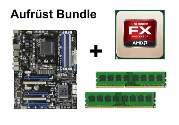 Aufrüst Bundle - ASRock 970 Extreme4 + AMD FX-4100 + 16GB RAM #75491