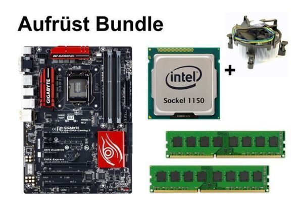 Aufrüst Bundle - Gigabyte Z97X-Gaming 5 + Intel i3-4330 + 8GB RAM #85476