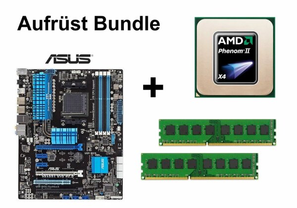 Upgrade bundle - ASUS M5A99X EVO + AMD Phenom II X4 945 + 4GB RAM #66794