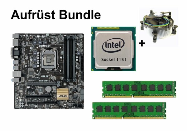 Upgrade bundle - ASUS B150M-C + Intel Core i7-6700K + 4GB RAM #93674