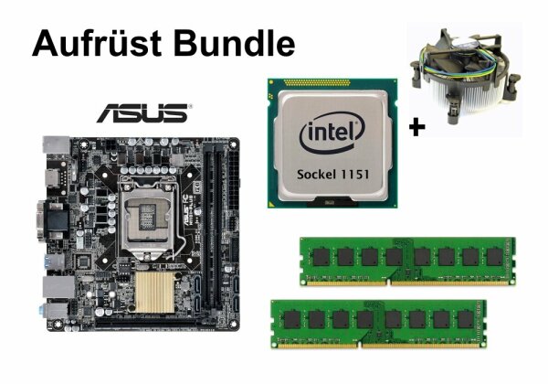 Upgrade bundle - ASUS H110I-Plus + Intel Pentium G4400 + 4GB RAM #114922