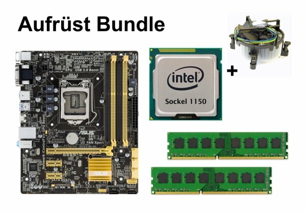 Upgrade bundle - ASUS B85M-G + Intel i5-4690K + 32GB RAM #72941