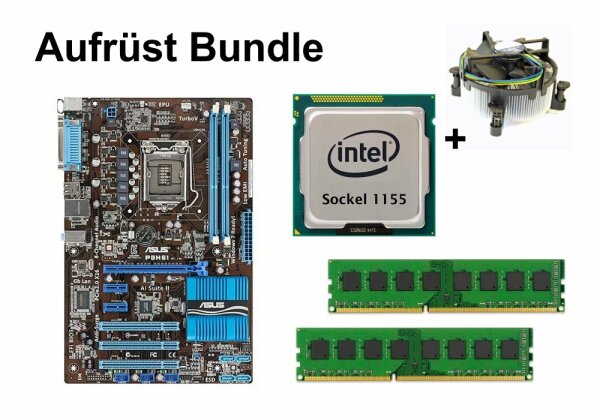 Upgrade bundle - ASUS P8H61 + Xeon E3-1230 + 4GB RAM #81134