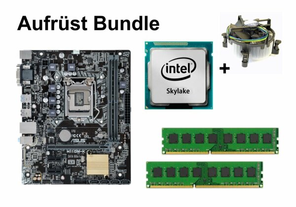 Upgrade bundle - ASUS H110M-K + Intel Core i3-6300 + 8GB RAM #90862