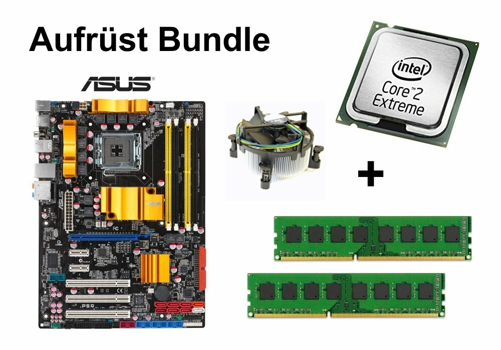 Upgrade bundle - ASUS P5Q + Intel X6800 + 4GB RAM #107253