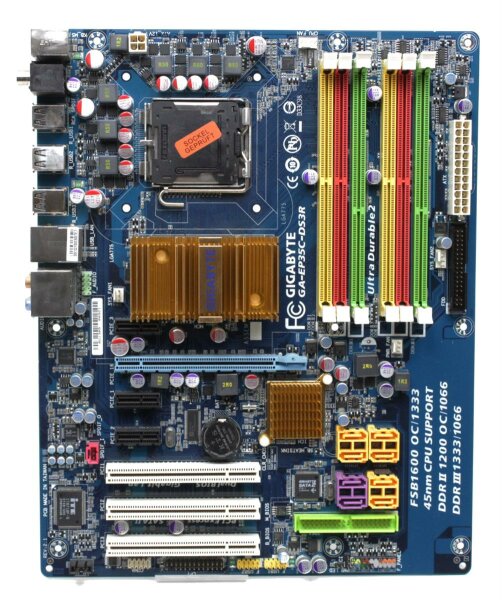 Gigabyte GA-EP35C-DS3R Rev.2.1 Intel P35 Mainboard ATX Sockel 775   #38403