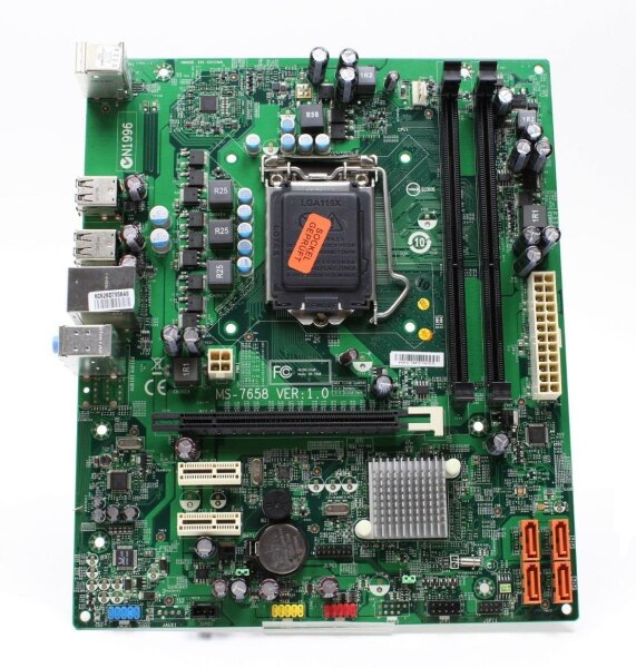 MSI Medion MS-7658 Ver.1.0 Intel P55 Mainboard Micro ATX Sockel 1156   #41733