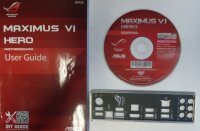 ASUS Maximus VI Hero Handbuch - Blende - Treiber CD   #40455