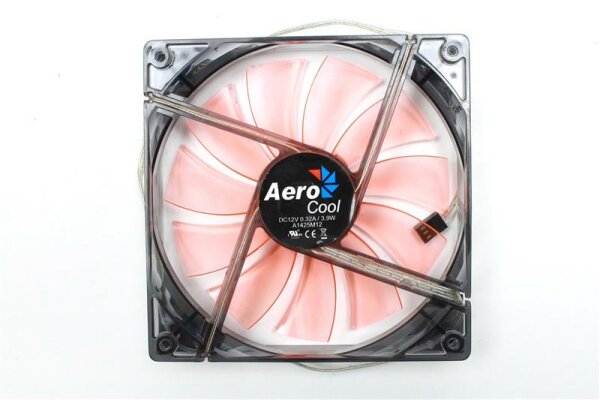 AeroCool  A1425M12 140mm Gehäuselüfter LED Rot   #128780