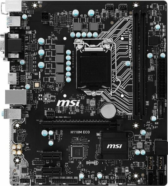 MSI H110M Eco 7994-003R Intel H110 Mainboard Micro ATX Sockel 1151   #124941