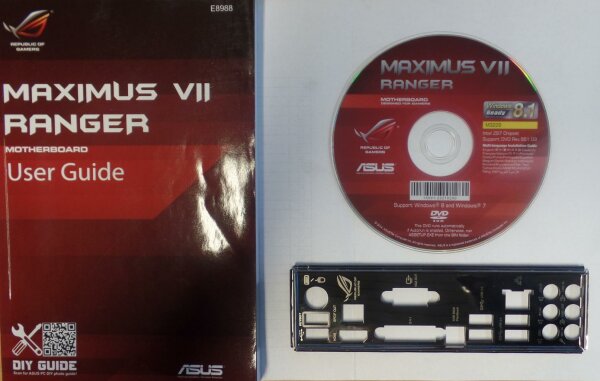ASUS Maximus VII Ranger manual - i/o-shield - CD-ROM with drivers   #80663