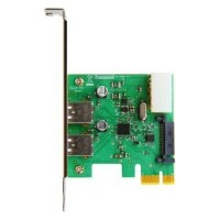 Transcend TS-PDU3 2-Port USB 3.0 PCI Express x1 Molex + SATA Strom   #33816