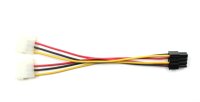 Stromadapter f. Grafikkarten 2x 4-Pin Molex auf 1x 8-Pin...