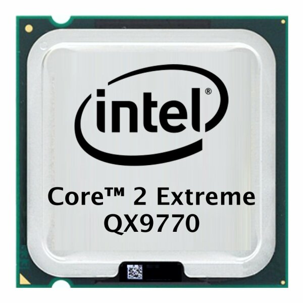 Intel Core 2 Extreme QX9770 (4x 3.20GHz) SLAWM CPU Sockel 775    #36123