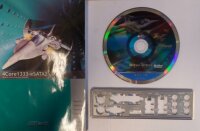 ASRock 4Core1333-eSATA2 Handbuch - Blende - Treiber CD...