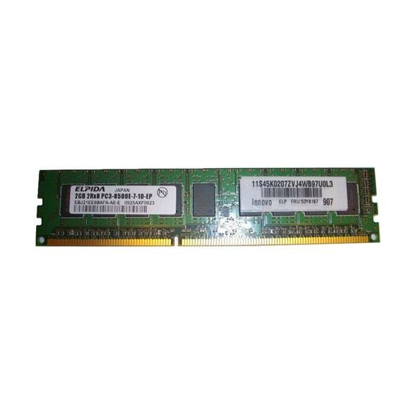 Elpida 2GB EBJ21EE8BAFA-AE-E PC3-8500e DDR3-1066 ECC Unbuffered   #124960