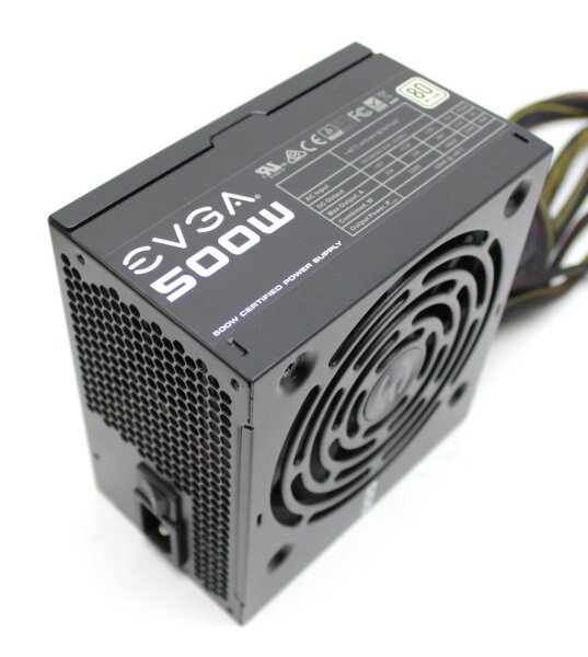 EVGA 500W ATX 2.3 100-W1-0500-KR Netzteil 500 Watt 80 Plus 80+   #71713