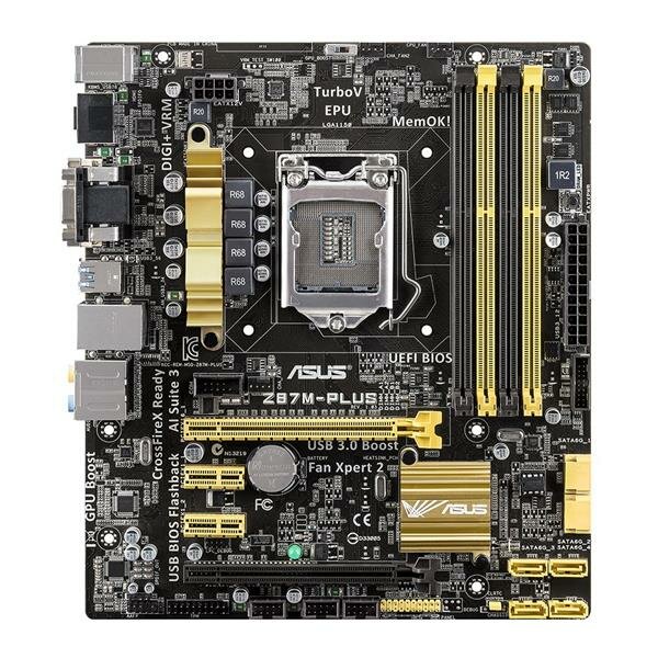 ASUS Z87M-PLUS Z87 mainboard Micro ATX socket 1150   #35363