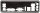 ASRock B250M-HDV Blende - Slotblech - I/O Shield   #109859
