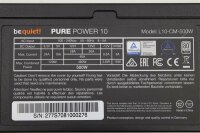 Be Quiet Pure Power L10-CM-500W ATX Netzteil 80+ 500 Watt...
