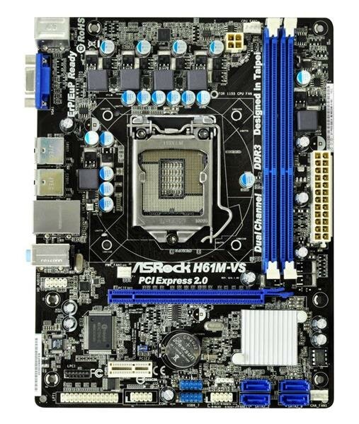 Asrock h61m hvs схема