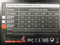 Rasurbo Silent & Power DLP65.1 ATX Netzteil 650 Watt...