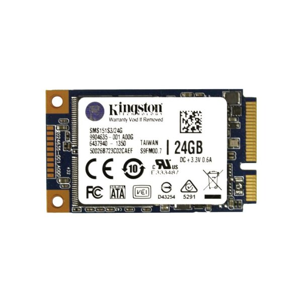 Kingston MS151 24 GB SSD 1.8 Zoll Mini mSATA RBU-SMS151S3/24G  #117302
