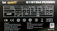 Be Quiet System Power S6 80Plus 300W (BN080) ATX Netzteil...