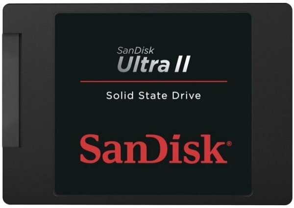 SanDisk Ultra II 480 GB 2.5 Zoll SATA-III 6Gb/s SDSSDHII-480G SSD   #91966