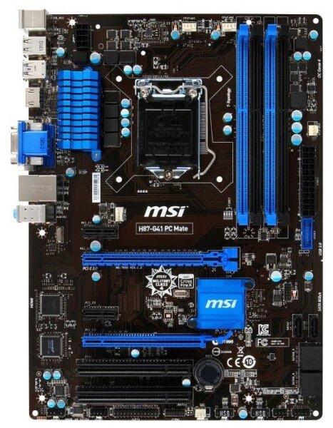 MSI H87-G41 PC Mate MS-7850 Ver.1.2 Intel H87 Mainboard ATX Sockel 1150   #38464