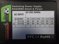 Rasurbo Silent & Power DLP-535 ATX 2.2 535 Watt   #29510