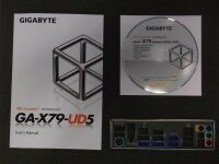 Gigabyte GA-X79-UD5  Handbuch - Blende - Treiber CD   #35401