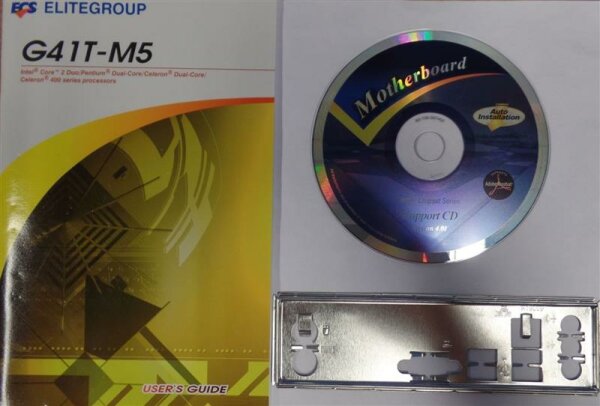 Elitegroup G41T-M5 - Handbuch - Blende - Treiber CD   #109909