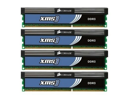 Corsair XMS3 8 GB (4x2GB) TW3X4G1333C9A DDR3-1333 PC3-10600   #30038