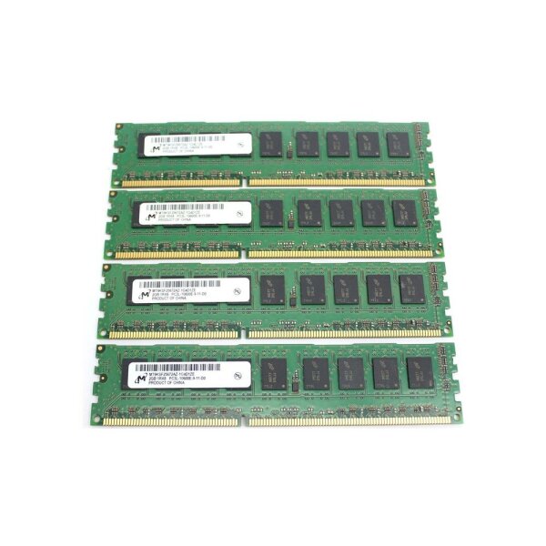 Micron 8 GB (4x2GB) 1Rx8 MT9KSF25672AZ-1G4D1ZE PC3L-10600 ECC Unbuffered  #34648