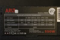 ARLT GPM550V Efficiency ATX Netzteil 550 Watt modular...