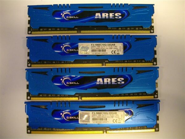 G.SKILL Ares 32 GB (4x8GB) F3-1866C10Q-32GAB DDR3-1866 PC3-14900   #117349