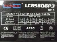 LC Power LC6560GP3 V2.3 ATX Netzteil 560 Watt   #31080