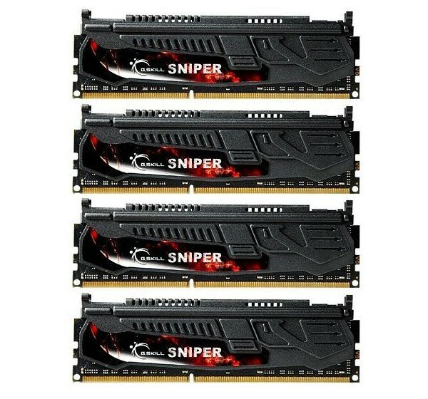 G.Skill Sniper 16 GB (4x4GB) F3-14900CL9D-8GBSR DDR3-1866 PC3-14900   #29801