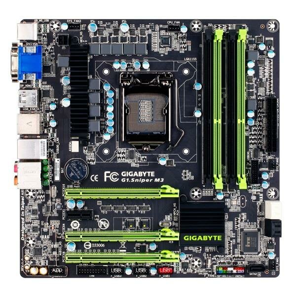 Gigabyte G1.Sniper M3 Rev.1.0 Intel Z77 Mainboard Micro ATX Sockel 1155 #33129