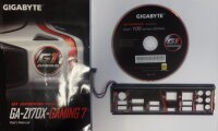 GIgabyte GA-Z170X-Gaming 7 Handbuch - Blende - Treiber CD...