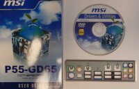 MSI P55-GD65 MS-7583 Ver.1.0 Handbuch - Blende - Treiber...