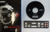 MSI Z97 GAMING 5 - Handbuch - Blende - Treiber CD   #111984