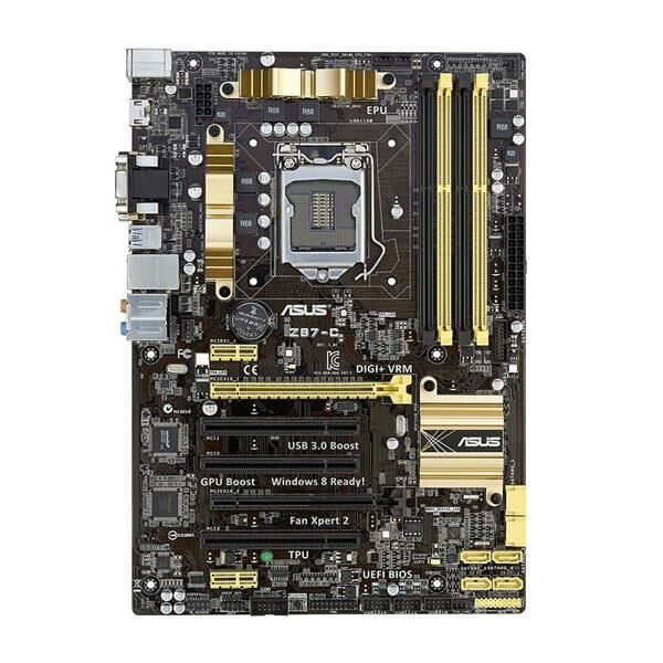 ASUS Z87-C Intel Z87 Mainboard ATX Sockel 1150   #35697