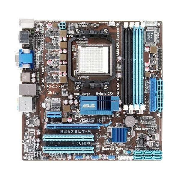 ASUS M4A78LT-M  AMD 760G Mainboard Micro ATX Sockel AM3   #31348