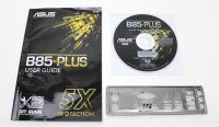 ASUS B85-PLUS - manual - i/o-shield - CD-ROM with drivers...